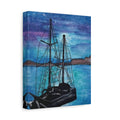 Sailboat Silhouette Matte Canvas