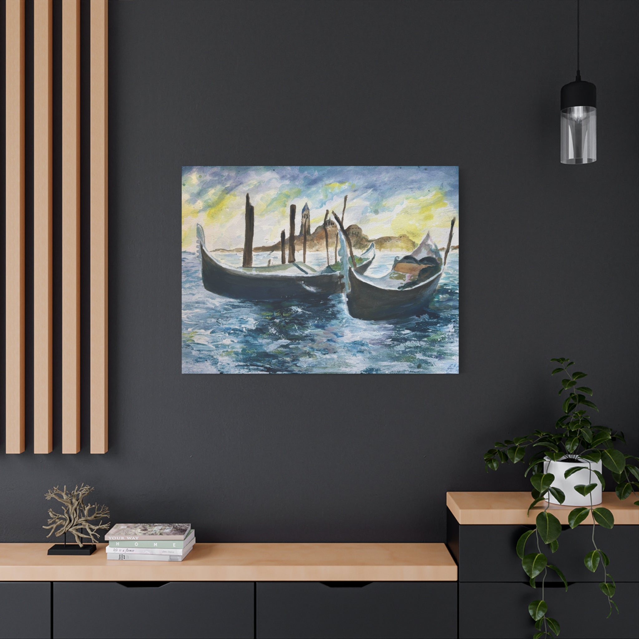 Canvas Print - Italian Gondolas