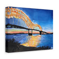 Memphis at Sunset Matte Canvas Print — Stretched Wall Art