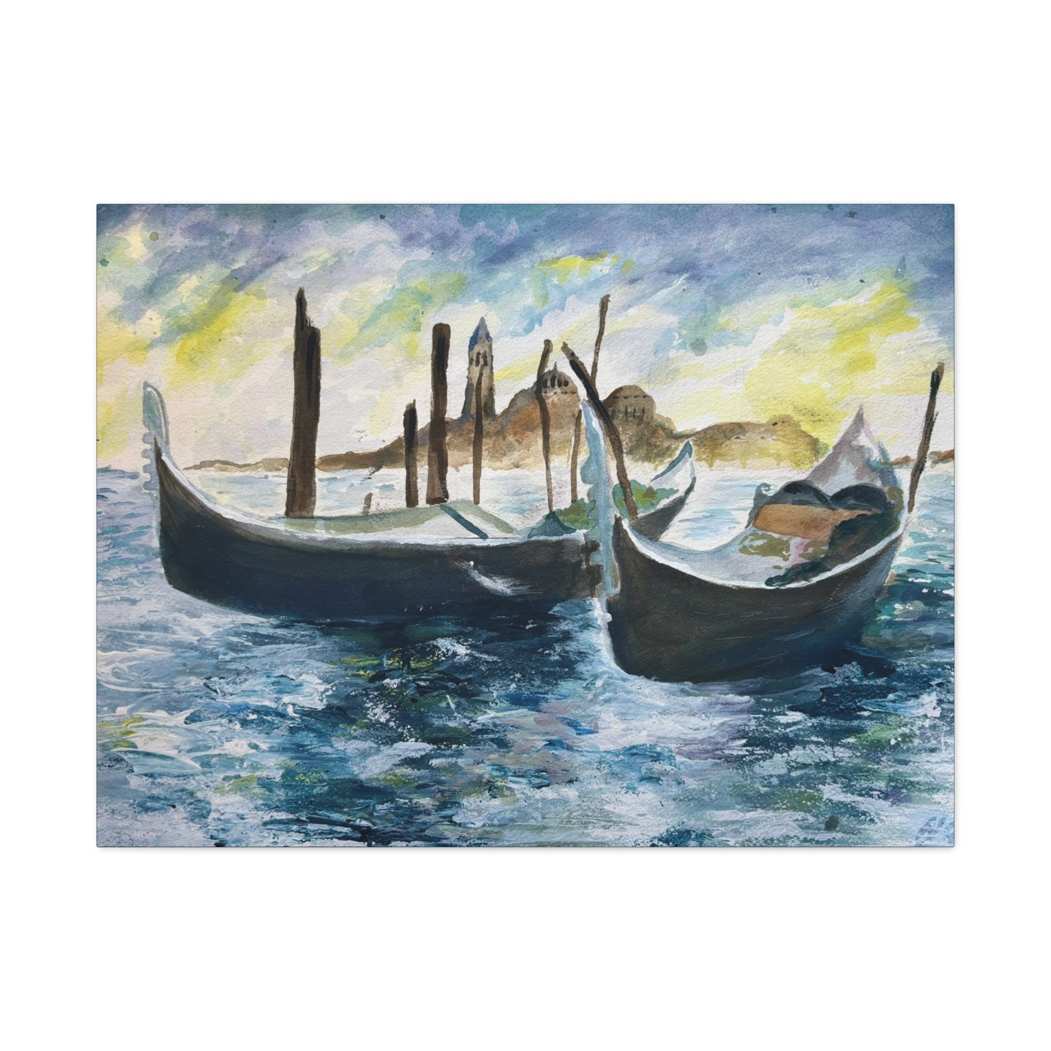 Canvas Print - Italian Gondolas